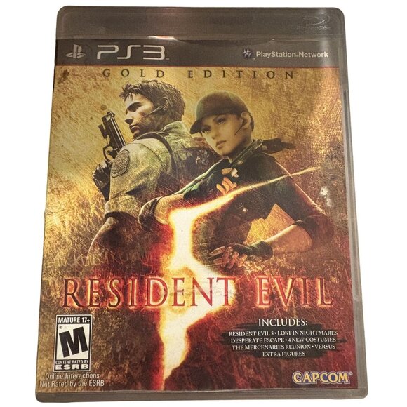 Resident Evil 5 PS3 Gold Edition - Picture 1 of 4